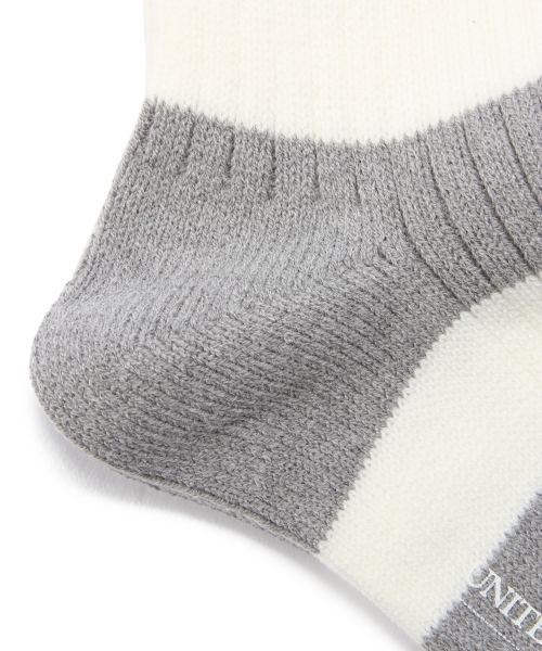 UNITED ARROWS(ユナイテッドアローズ)の「UAB BORDER SOCKS ◆(ソックス/靴下・メンズ・ケリー/ターコイズブルー/ネイビー/ライトグレー/レッド・フリー)」の8枚目の写真