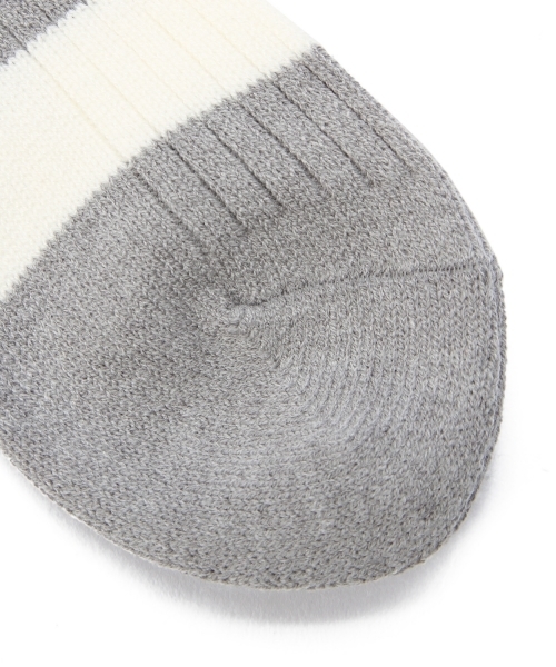 UNITED ARROWS(ユナイテッドアローズ)の「UAB BORDER SOCKS ◆(ソックス/靴下・メンズ・ケリー/ターコイズブルー/ネイビー/ライトグレー/レッド・フリー)」の6枚目の写真