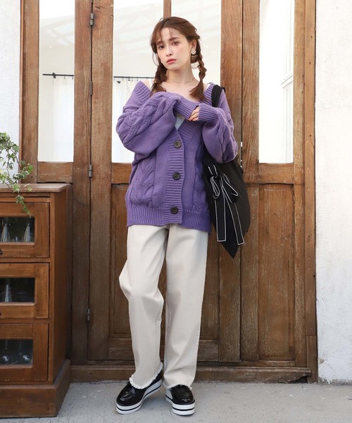 one after another NICE CLAUP（ワンアフターアナザーナイスクラップ）の「サイドリボントートバッグ（トートバッグ・レディース・アイボリー/ブラック/ベージュ/モカ・FREE）」の5枚目の写真