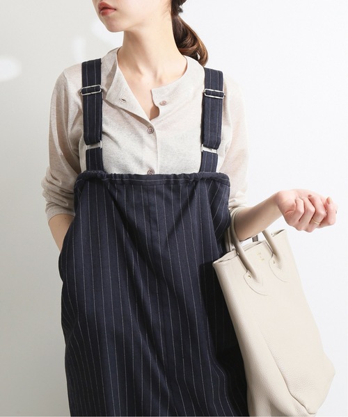 セール】IENA LA BOUCLE ヘリンボン オーバーパンツ◇（サロペット