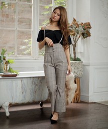 LIPSERVICE | サス付スリムフレアパンツ(その他パンツ)