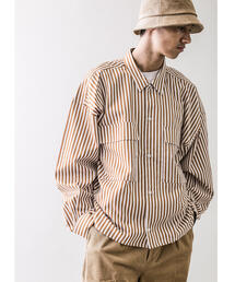 MONKEY TIME | ＜monkey time＞ SATIN STRIPE CROPPED REG/クロップドシャツ(シャツ/ブラウス)