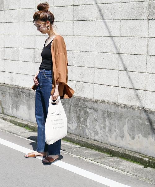 reca（レカ）の「ボリューム袖とろみガウン（シャツ/ブラウス・レディース・モカ/キャメル・M）」の20枚目の写真