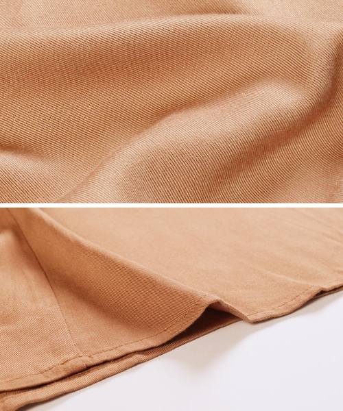 reca（レカ）の「ボリューム袖とろみガウン（シャツ/ブラウス・レディース・モカ/キャメル・M）」の16枚目の写真