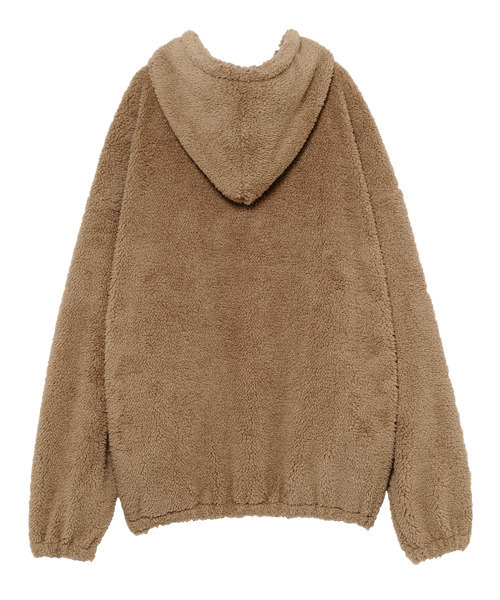 Candy Stripper(キャンディストリッパー)の「YOUTHFUL CANDY BOA HOODIE(パーカー・レディース・ベージュ/パープル/ブラック・2)」の5枚目の写真