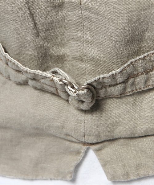 goa(ゴア)の「コットンリネンレイルマンベスト(ベスト・メンズ・グレー系その他/カーキブラウン・1/2)」の12枚目の写真