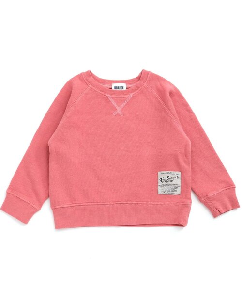 BREEZE（ブリーズ）の「/ラグランガゼットトレーナー（スウェット・キッズ・グレー/ネイビー/ピンク/マスタード/チャコール・130/140/150/90/100/110/120/80）」の5枚目の写真