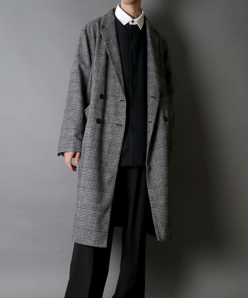 Sartoria Milanese ダブルブレストチェスターコート 44 Sartoria Milanese ダブルブレストチェスターコート 44 - メルカリ