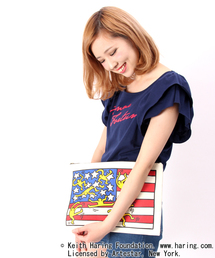 WEGO | WEGO/Keith Haring(キースヘリング) クラッチバッグ(クラッチバッグ)