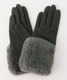 NOLLEY’S（ノーリーズ）の「【Vincent Pradier/ヴィンセントプラディエ】ファーカットグローブ（手袋）」