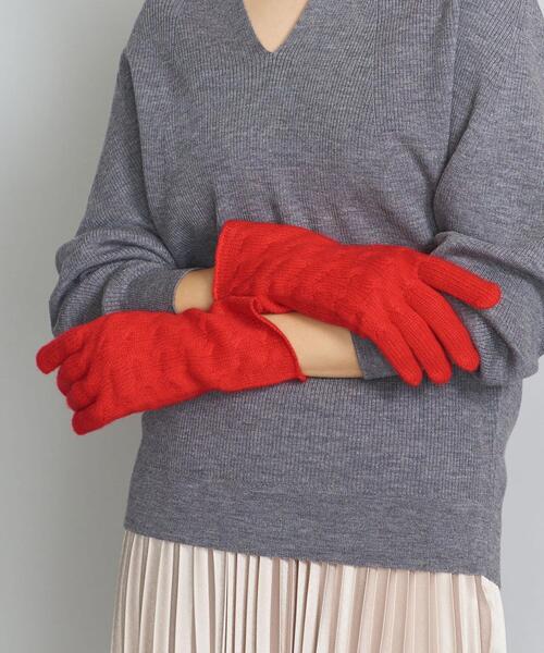 WILLIAM BRUNTON(ウィリアムブラントン)の「<WILLIAM BRUNTON>ケーブルグローブ (手袋)」 - WEAR