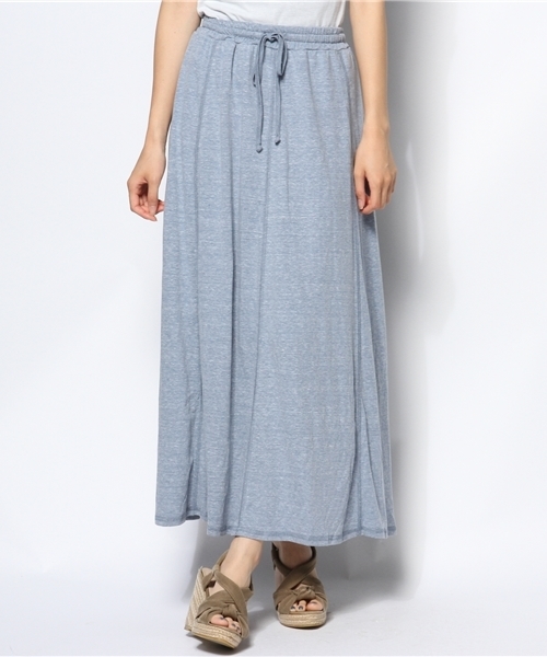 MOUSSY（マウジー）の「PANEL MAXI SKIRT J（スカート・レディース・オレンジ系その他/ブルー系その他/トップグレー/ホワイト・2/1）」の4枚目の写真