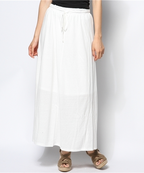 MOUSSY（マウジー）の「PANEL MAXI SKIRT J（スカート・レディース・オレンジ系その他/ブルー系その他/トップグレー/ホワイト・2/1）」の2枚目の写真