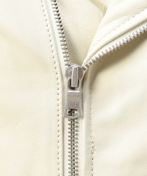 BEAUTY&YOUTH UNITED ARROWS（ビューティーアンドユースユナイテッドアローズ）の「BYMC ライダースブルゾン ◆（ライダースジャケット・レディース・オフホワイト/ブラック・SMALL/MEDIUM）」の13枚目の写真