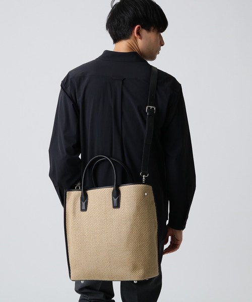 The Dilettante 2wayジュート風トートバッグ