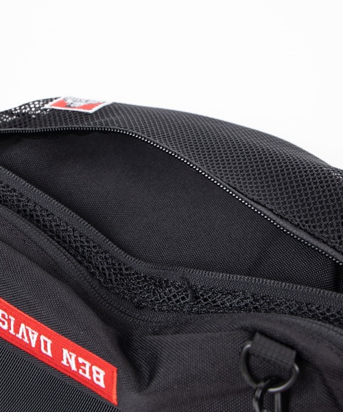BEN DAVIS（ベンデイビス）の「WEGO/BEN DAVIS MESH WAIST BAG（ボディバッグ/ウエストポーチ・メンズ・ブラック/レッド・FREE）」の16枚目の写真