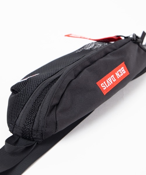 BEN DAVIS（ベンデイビス）の「WEGO/BEN DAVIS MESH WAIST BAG（ボディバッグ/ウエストポーチ・メンズ・ブラック/レッド・FREE）」の17枚目の写真
