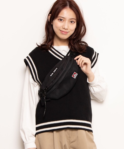 BEN DAVIS（ベンデイビス）の「WEGO/BEN DAVIS MESH WAIST BAG（ボディバッグ/ウエストポーチ・メンズ・ブラック/レッド・FREE）」の21枚目の写真