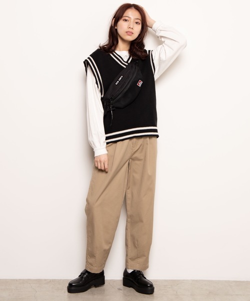 BEN DAVIS（ベンデイビス）の「WEGO/BEN DAVIS MESH WAIST BAG（ボディバッグ/ウエストポーチ・メンズ・ブラック/レッド・FREE）」の20枚目の写真