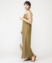 mystic | シアーニットキャミワンピSET(ワンピース)