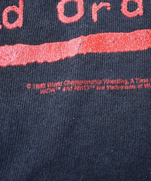 VINTAGE（ヴィンテージ）の「【ヴィンテージ古着】80's nWo/ニュー・ワールド・オーダー/プロレス  スウェット コピーライト入り（スウェット・メンズ・ブラック・X-LARGE）」の5枚目の写真
