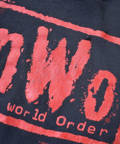 VINTAGE（ヴィンテージ）の「【ヴィンテージ古着】80's nWo/ニュー・ワールド・オーダー/プロレス  スウェット コピーライト入り（スウェット・メンズ・ブラック・X-LARGE）」の2枚目の写真