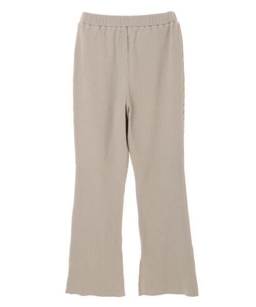 AMERICAN HOLIC（アメリカンホリック）の「カットリブリラックスパンツ　＊（その他パンツ・レディース・ブラック/アイボリー/グレイッシュベージュ・M/L）」の16枚目の写真