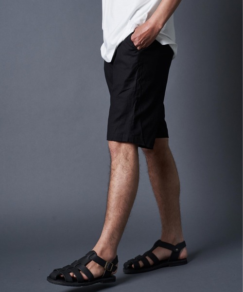 THE TWENTYSEVEN(ザ トゥエンティーセブン)の「The TWENTYSEVEN:C/L STRETCH SHORTS コットン/リネン ストレッチ ショーツ(その他パンツ・メンズ・ブラック/ベージュ/ネイビー・M/L/XL)」の5枚目の写真