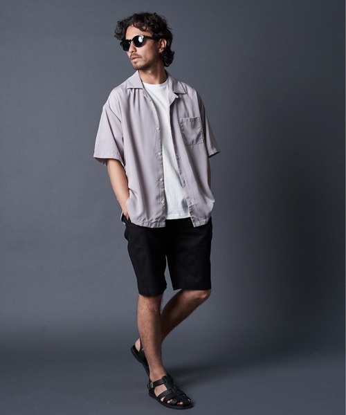 THE TWENTYSEVEN(ザ トゥエンティーセブン)の「The TWENTYSEVEN:C/L STRETCH SHORTS コットン/リネン ストレッチ ショーツ(その他パンツ・メンズ・ブラック/ベージュ/ネイビー・M/L/XL)」の6枚目の写真