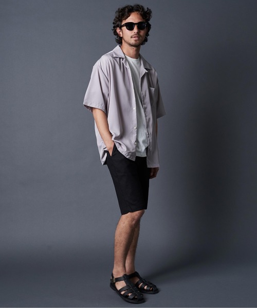 THE TWENTYSEVEN(ザ トゥエンティーセブン)の「The TWENTYSEVEN:C/L STRETCH SHORTS コットン/リネン ストレッチ ショーツ(その他パンツ・メンズ・ブラック/ベージュ/ネイビー・M/L/XL)」の7枚目の写真