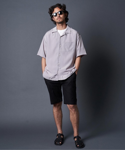 THE TWENTYSEVEN(ザ トゥエンティーセブン)の「The TWENTYSEVEN:C/L STRETCH SHORTS コットン/リネン ストレッチ ショーツ(その他パンツ・メンズ・ブラック/ベージュ/ネイビー・M/L/XL)」の8枚目の写真
