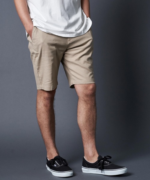 THE TWENTYSEVEN(ザ トゥエンティーセブン)の「The TWENTYSEVEN:C/L STRETCH SHORTS コットン/リネン ストレッチ ショーツ(その他パンツ・メンズ・ブラック/ベージュ/ネイビー・M/L/XL)」の10枚目の写真