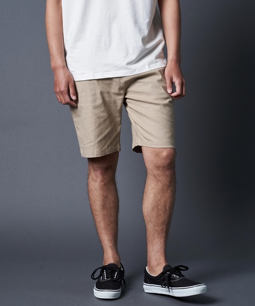 THE TWENTYSEVEN(ザ トゥエンティーセブン)の「The TWENTYSEVEN:C/L STRETCH SHORTS コットン/リネン ストレッチ ショーツ(その他パンツ・メンズ・ブラック/ベージュ/ネイビー・M/L/XL)」の11枚目の写真