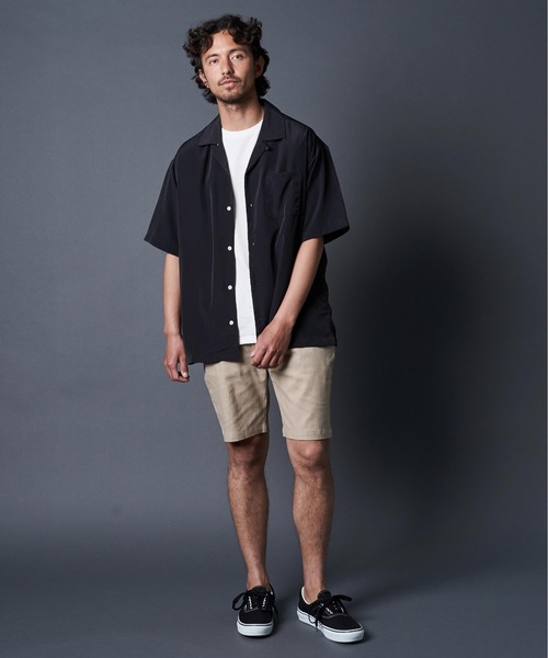 THE TWENTYSEVEN(ザ トゥエンティーセブン)の「The TWENTYSEVEN:C/L STRETCH SHORTS コットン/リネン ストレッチ ショーツ(その他パンツ・メンズ・ブラック/ベージュ/ネイビー・M/L/XL)」の12枚目の写真