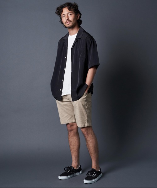 THE TWENTYSEVEN(ザ トゥエンティーセブン)の「The TWENTYSEVEN:C/L STRETCH SHORTS コットン/リネン ストレッチ ショーツ(その他パンツ・メンズ・ブラック/ベージュ/ネイビー・M/L/XL)」の13枚目の写真