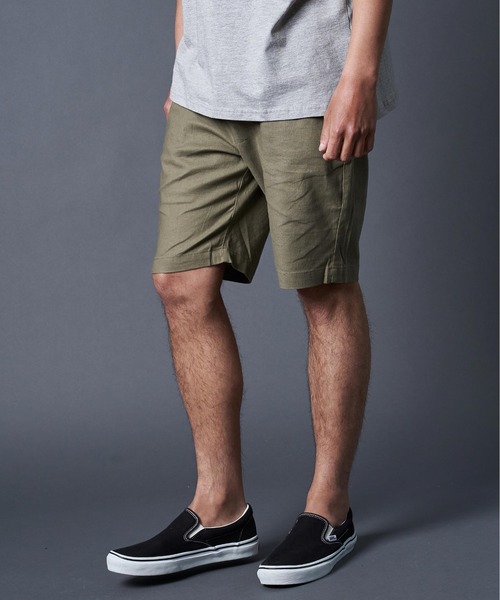 THE TWENTYSEVEN(ザ トゥエンティーセブン)の「The TWENTYSEVEN:C/L STRETCH SHORTS コットン/リネン ストレッチ ショーツ(その他パンツ・メンズ・ブラック/ベージュ/ネイビー・M/L/XL)」の16枚目の写真