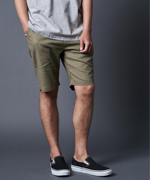 THE TWENTYSEVEN(ザ トゥエンティーセブン)の「The TWENTYSEVEN:C/L STRETCH SHORTS コットン/リネン ストレッチ ショーツ(その他パンツ・メンズ・ブラック/ベージュ/ネイビー・M/L/XL)」の17枚目の写真