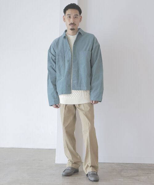 BEAMS（ビームス）の「BEAMS / 2プリーツ ワイド チノ パンツ
