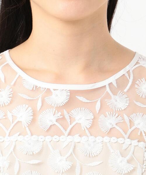 TOCCA(トッカ)の「【TOCCA LAVENDER】Eyelash Embroidery ロングドレス(ワンピース・レディース・ブラック系7/アイボリー系7・6/0/2/4)」の11枚目の写真