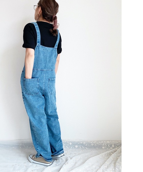 AP STUDIO アパルトモントデニムサロペットこなれ感可愛いオススメ♡ AP STUDIO アパルトモントデニムサロペットこなれ感可愛い