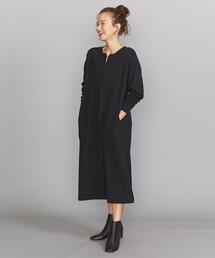 BEAUTY&YOUTH UNITED ARROWS | BY ダンボールスキッパーネックサイドスリットワンピース(ワンピース)