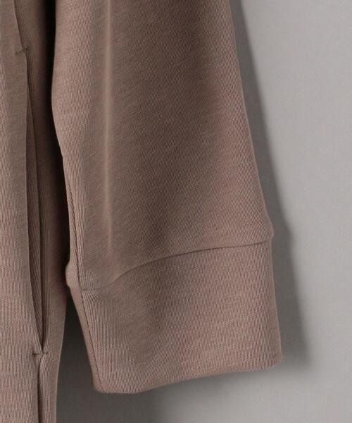 BEAUTY&YOUTH UNITED ARROWS(ビューティーアンドユースユナイテッドアローズ)の「BY ダンボールスキッパーネックサイドスリットワンピース(ワンピース・レディース・モカ/ブラック・FREE)」の19枚目の写真