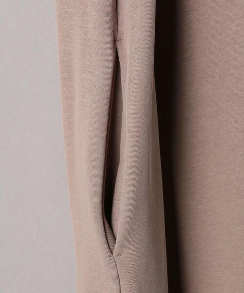 BEAUTY&YOUTH UNITED ARROWS(ビューティーアンドユースユナイテッドアローズ)の「BY ダンボールスキッパーネックサイドスリットワンピース(ワンピース・レディース・モカ/ブラック・FREE)」の12枚目の写真