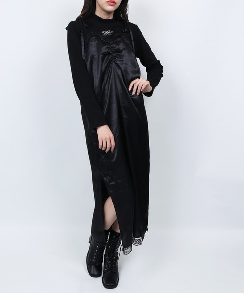 セール Wc サテンキャミロングワンピース ワンピース Wc ダブル シー のファッション通販 Zozotown