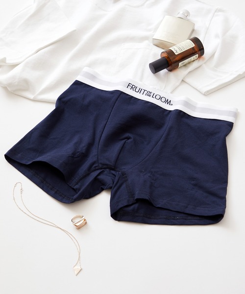 FRUIT OF THE LOOM（フルーツオブザルーム）の「【FRUIT OF THE LOOM】ブランドロゴボクサーパンツ 18624800（ボクサーパンツ・メンズ・イエロー/ブルー系その他/カーキ/グレー/レッド/ブルー系その他2/ネイビー/ダークグレー/ブルー系その他3/ブラック/レッド系2/オレンジ/ホワイト/オリーブ・L/LL/M）」の7枚目の写真