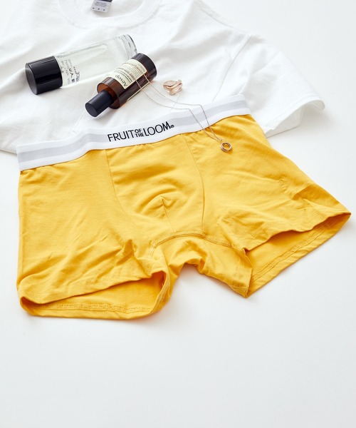 FRUIT OF THE LOOM（フルーツオブザルーム）の「【FRUIT OF THE LOOM】ブランドロゴボクサーパンツ 18624800（ボクサーパンツ・メンズ・イエロー/ブルー系その他/カーキ/グレー/レッド/ブルー系その他2/ネイビー/ダークグレー/ブルー系その他3/ブラック/レッド系2/オレンジ/ホワイト/オリーブ・L/LL/M）」の11枚目の写真