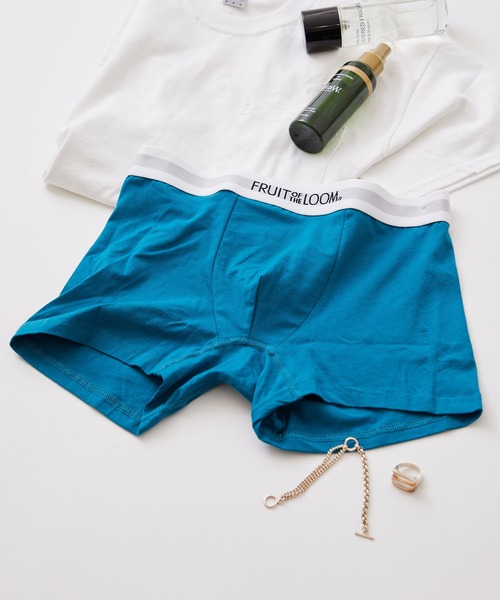 FRUIT OF THE LOOM（フルーツオブザルーム）の「【FRUIT OF THE LOOM】ブランドロゴボクサーパンツ 18624800（ボクサーパンツ・メンズ・イエロー/ブルー系その他/カーキ/グレー/レッド/ブルー系その他2/ネイビー/ダークグレー/ブルー系その他3/ブラック/レッド系2/オレンジ/ホワイト/オリーブ・L/LL/M）」の9枚目の写真