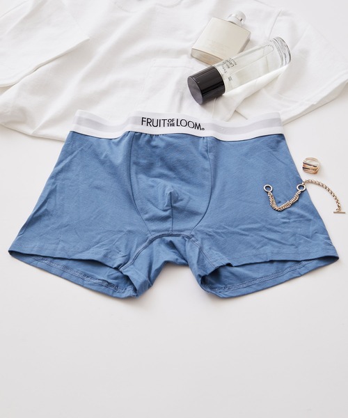 FRUIT OF THE LOOM（フルーツオブザルーム）の「【FRUIT OF THE LOOM】ブランドロゴボクサーパンツ 18624800（ボクサーパンツ・メンズ・イエロー/ブルー系その他/カーキ/グレー/レッド/ブルー系その他2/ネイビー/ダークグレー/ブルー系その他3/ブラック/レッド系2/オレンジ/ホワイト/オリーブ・L/LL/M）」の10枚目の写真