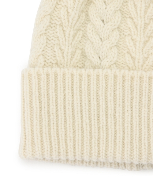 BEAMS LIGHTS Men's(ビームスライツ メンズ)の「ΠBEAMS LIGHTS / ケーブルニットキャップ(ニットキャップ/ビーニー・メンズ・オフホワイト/グレー/ネイビー・ONE SIZE)」の15枚目の写真