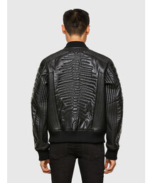 DIESEL（ディーゼル）の「メンズ レザージャケット シープスキン
